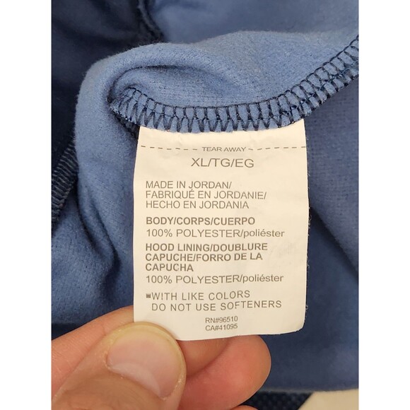 Under Armour Hoodie Men's XL Blue Digital Camo Coldgear Fleece Lined Pullover - Picture 5 of 5